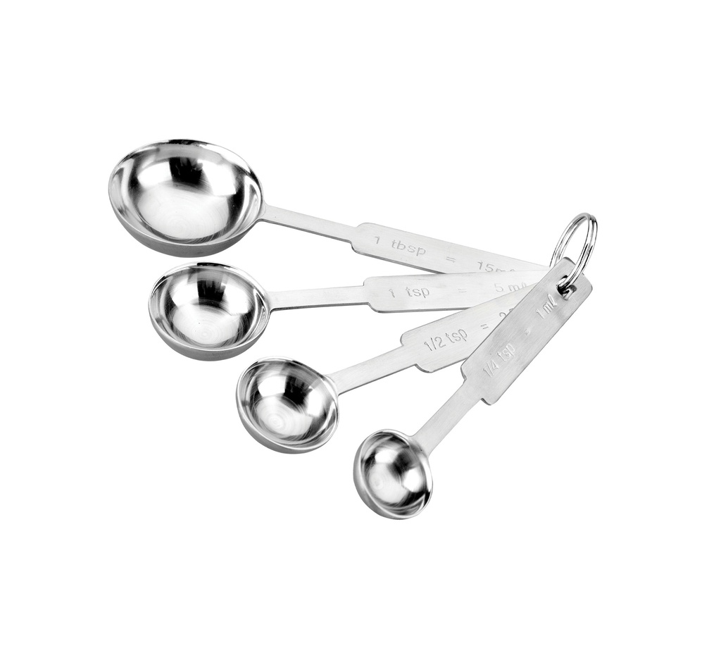 Mallard Ferrière Set of four stainless steel measuring spoons — 01732
