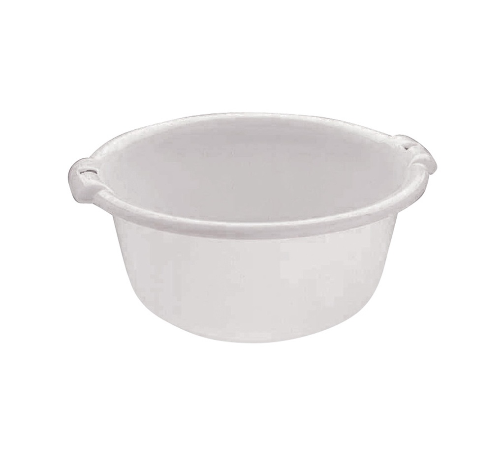 Mallard Ferrière Round polypropylene dough container — Height: 175 mm; Diameter: 430 mm; Capacity: 14 L — 01860