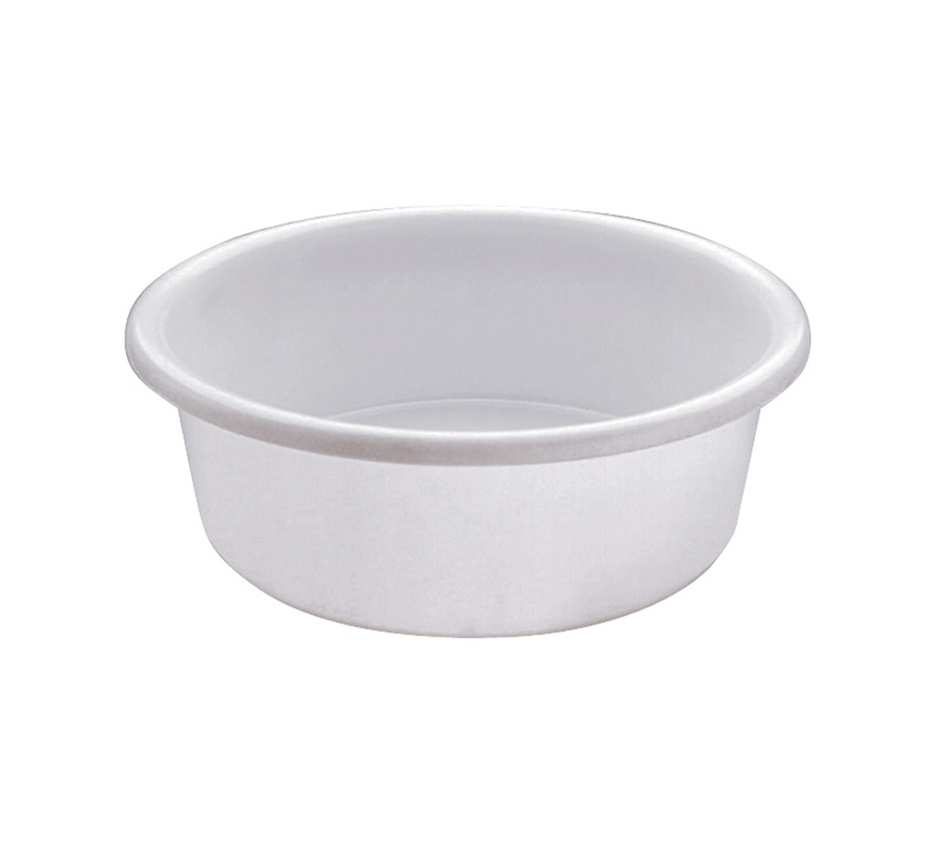 Mallard Ferrière Heavy-duty round HDPE dough container — Height: 160 mm; Diameter: 480 mm; Capacity: 19 L — 01861