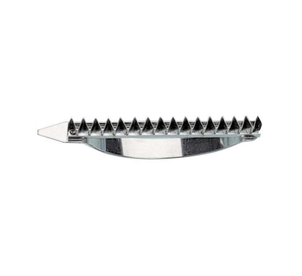 Mallard Ferrière Stainless steel hazelnut-shaped cutter — Length: 145 mm — 02404