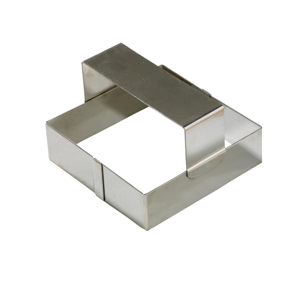 Mallard Ferrière Square stainless steel sandwich-bread cutter — Length: 120 mm; Width: 120 mm — 02440