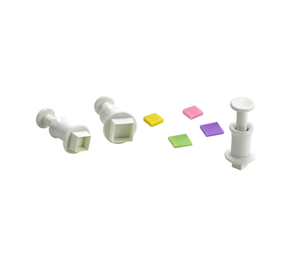 Mallard Ferrière Plastic square dough cutter set of 3 — 02652