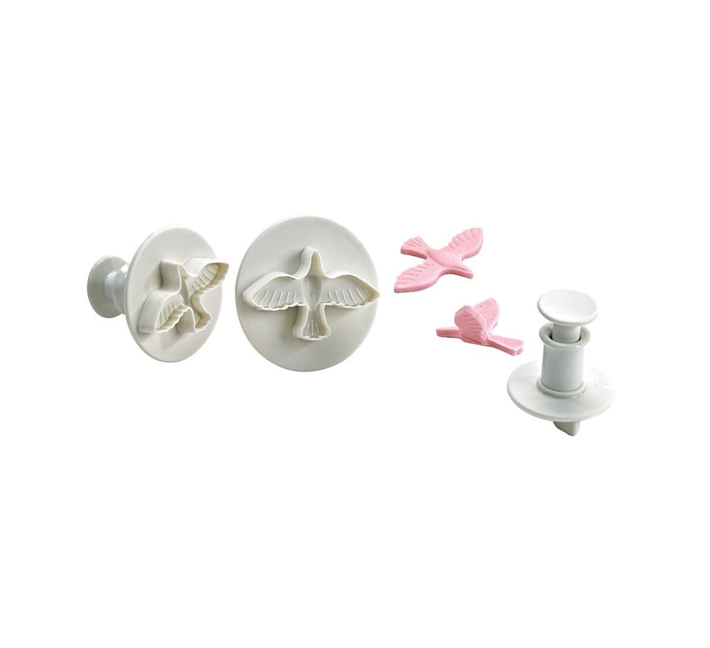 Mallard Ferrière Plastic dove dough cutter set of 3 — 02673