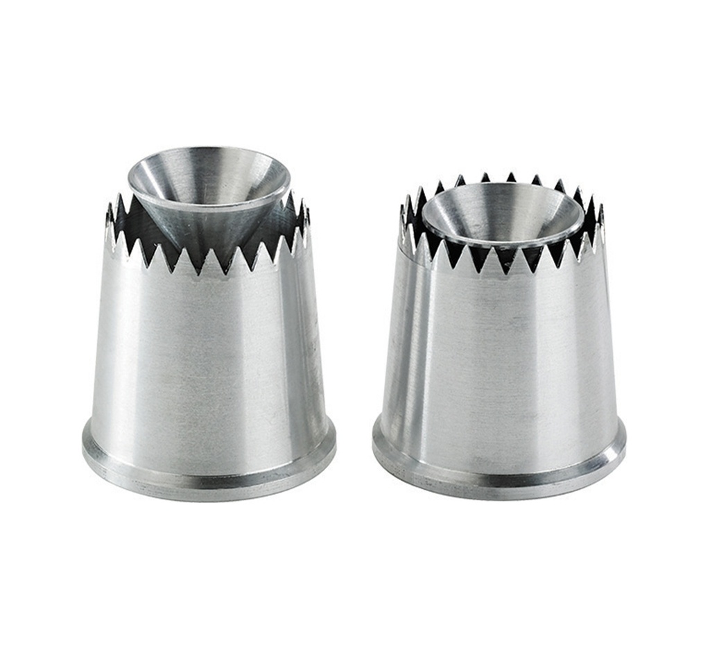Mallard Ferrière Low aluminium sultane piping nozzle — Height: 42 mm; Diameter: 32 mm — 02988