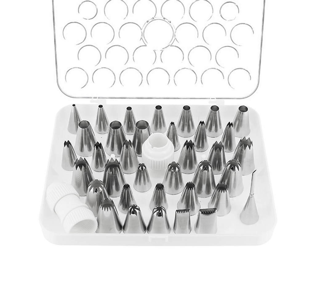 Mallard Ferrière Stainless steel assorted piping nozzle set of 36 — 03029