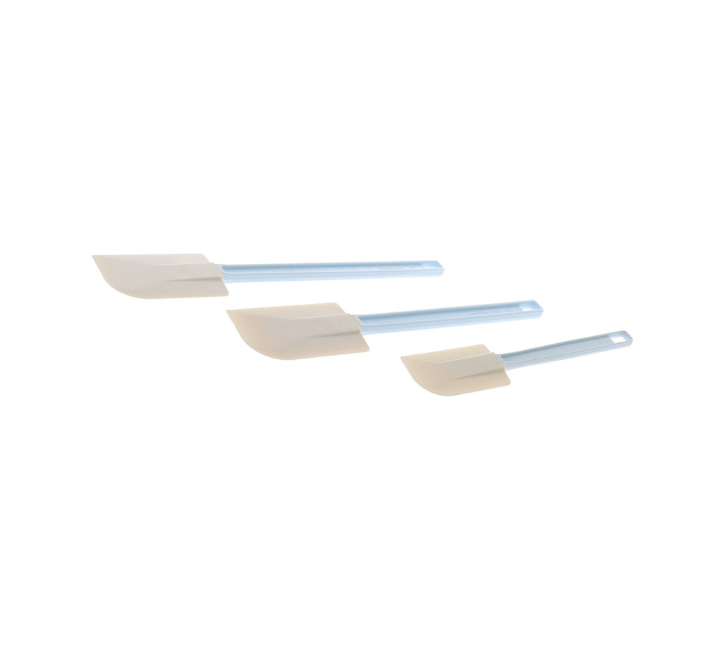 Mallard Ferrière Flat elastomer scraper with plastic handle — Length: 420 mm — 04167