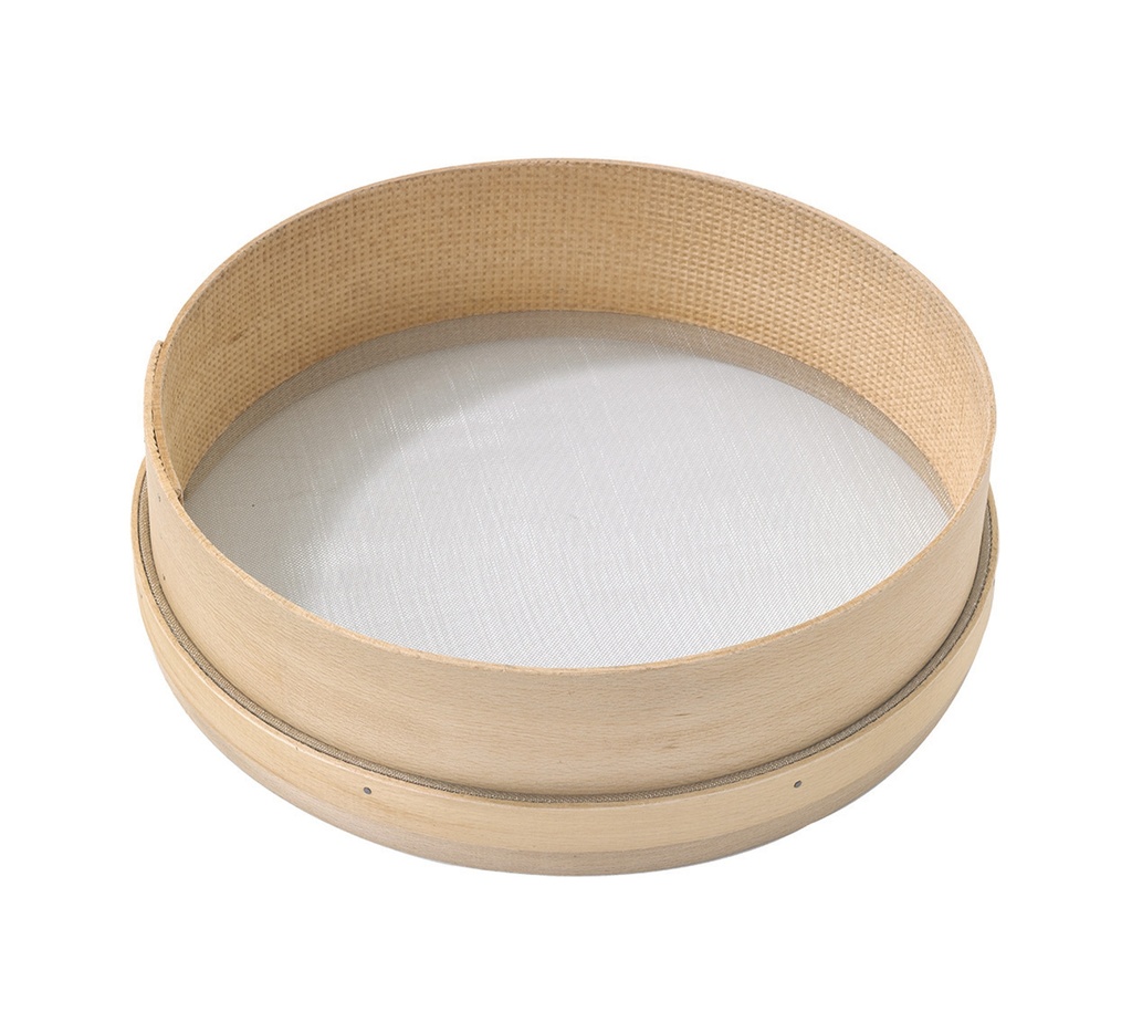 Mallard Ferrière Wood-framed sieve with stainless steel mesh — Diameter: 350 mm — 04507