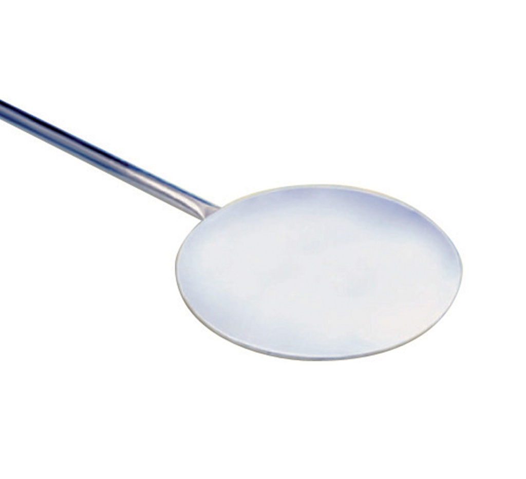 Mallard Ferrière Round stainless steel pizza peel — Diameter: 320 mm — 04754