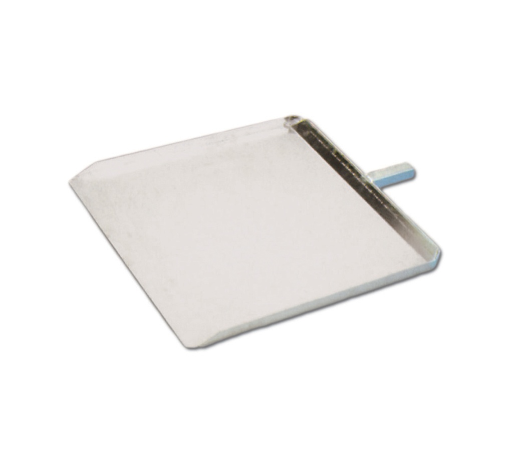 Mallard Ferrière Aluminium oven-peel head with raised sides — Length: 600 mm; Width: 580 mm — 04850