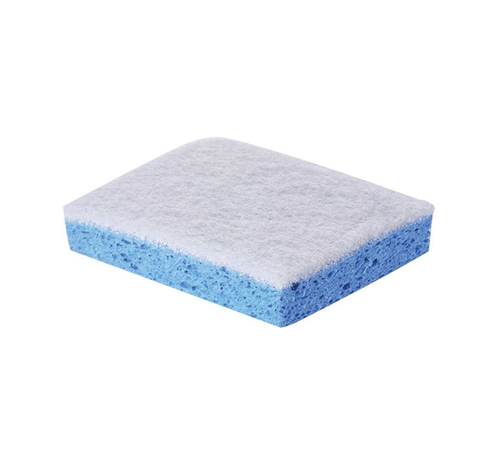 Mallard Ferrière Blue scouring sponge for delicate surfaces, pack of ten — Blue — 05908