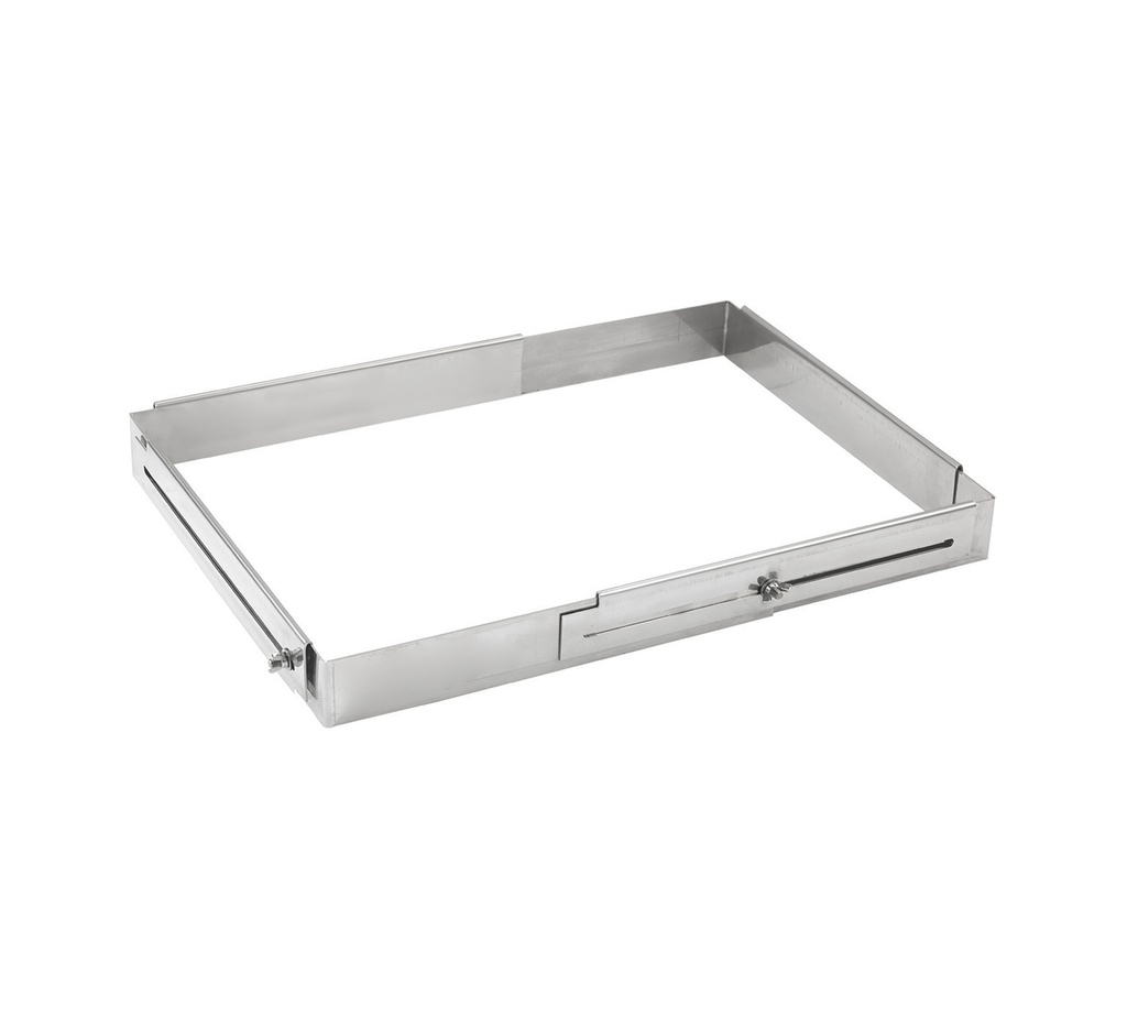 Mallard Ferrière Stainless steel width-divider for rectangular pastry frame — Length: 290 mm; Height: 45 mm — 07261