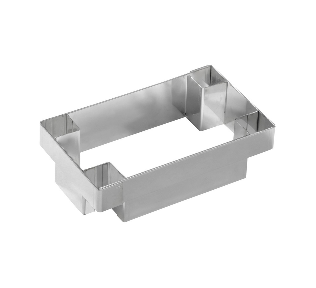 Mallard Ferrière Stainless steel dough cutter for rectangular tart frame — 07676