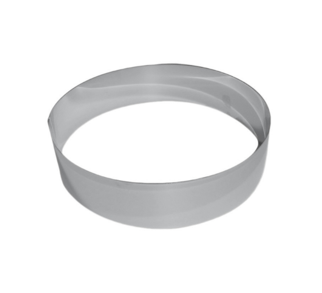 Mallard Ferrière Stainless steel Vacherin ice-cake ring — Diameter: 150 mm; Height: 60 mm — 06849