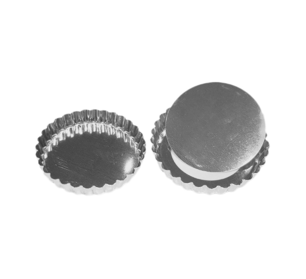 Mallard Ferrière Tinplate quiche mould with removable bottom — Diameter: 120 mm; Height: 20 mm — 08280