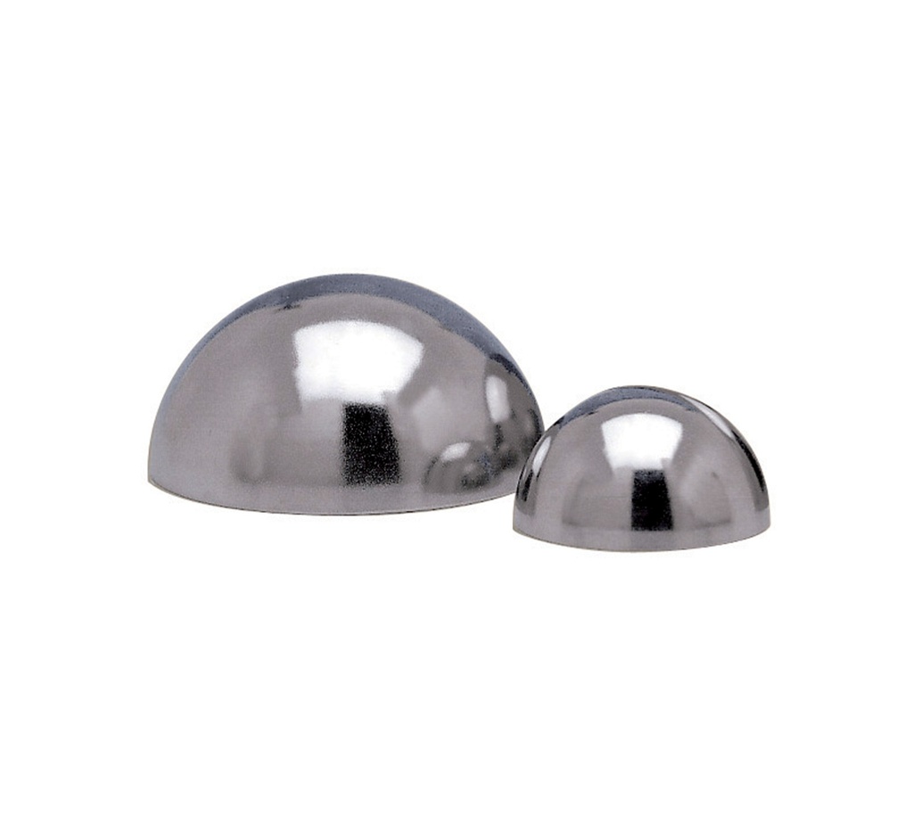 Mallard Ferrière Stainless steel hemispherical mould — Diameter: 160 mm; Height: 80 mm; Capacity: 1 L — 08726