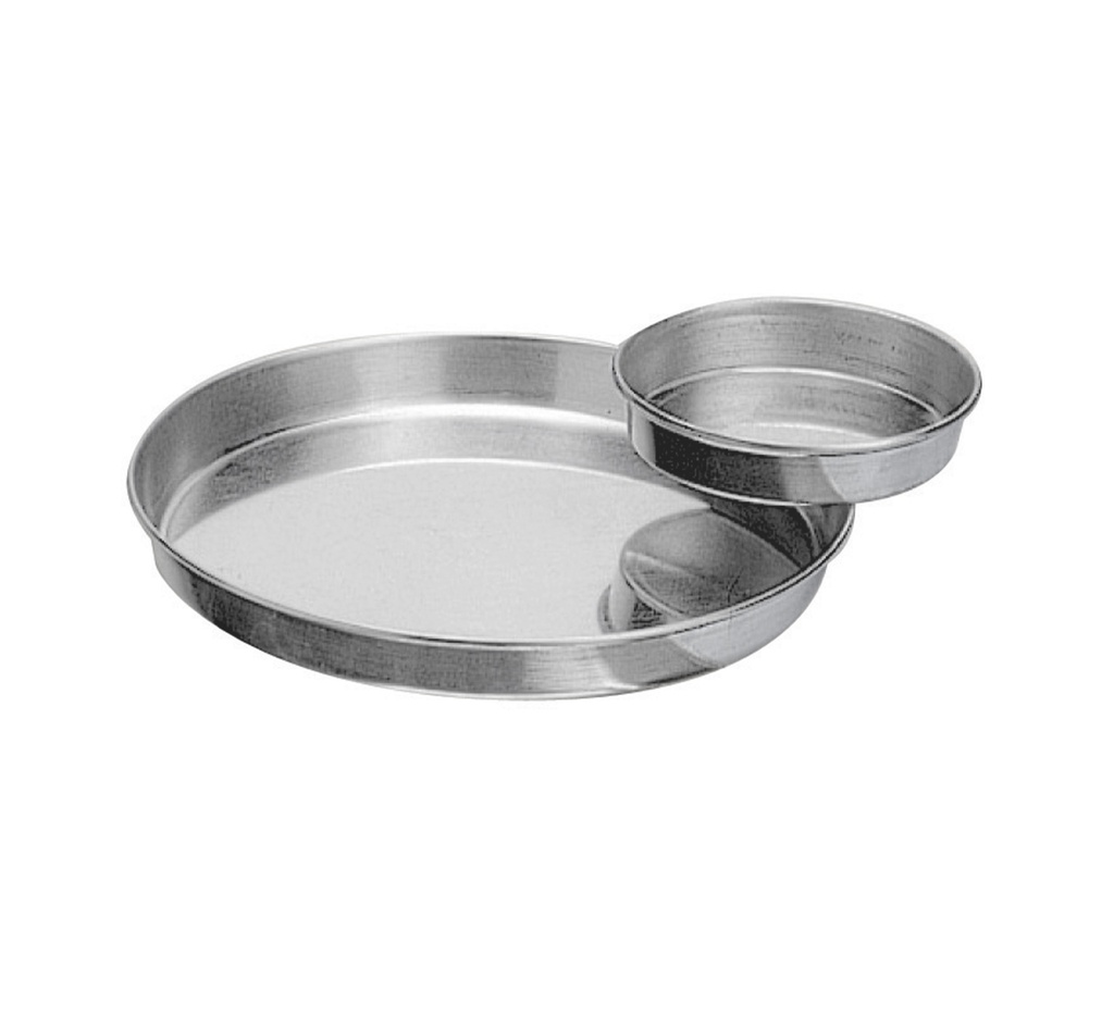 Mallard Ferrière Plain tinplate round tart mould — Diameter: 380 mm; Height: 27 mm — 08914
