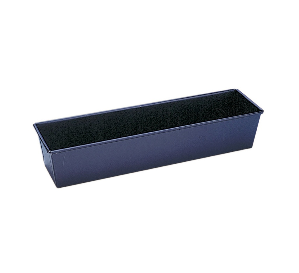 Mallard Ferrière Blue-steel biscotte loaf pan — Length: 400 mm; Width: 80 mm; Height: 80 mm — 09203