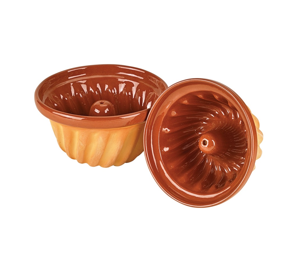 Mallard Ferrière Glazed-earthenware Kugelhopf mould — Diameter: 150 mm; Height: 86 mm — 09631