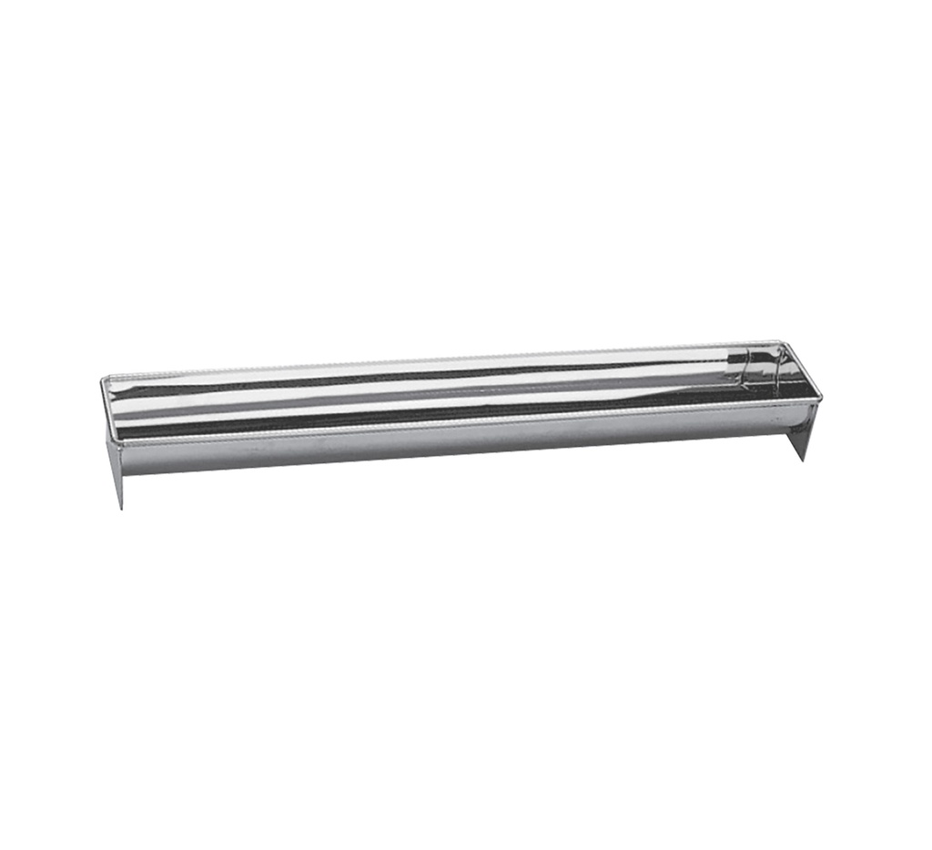 Mallard Ferrière Stainless steel Yule-log mould — Length: 500 mm; Width: 80 mm; Height: 55 mm — 09703