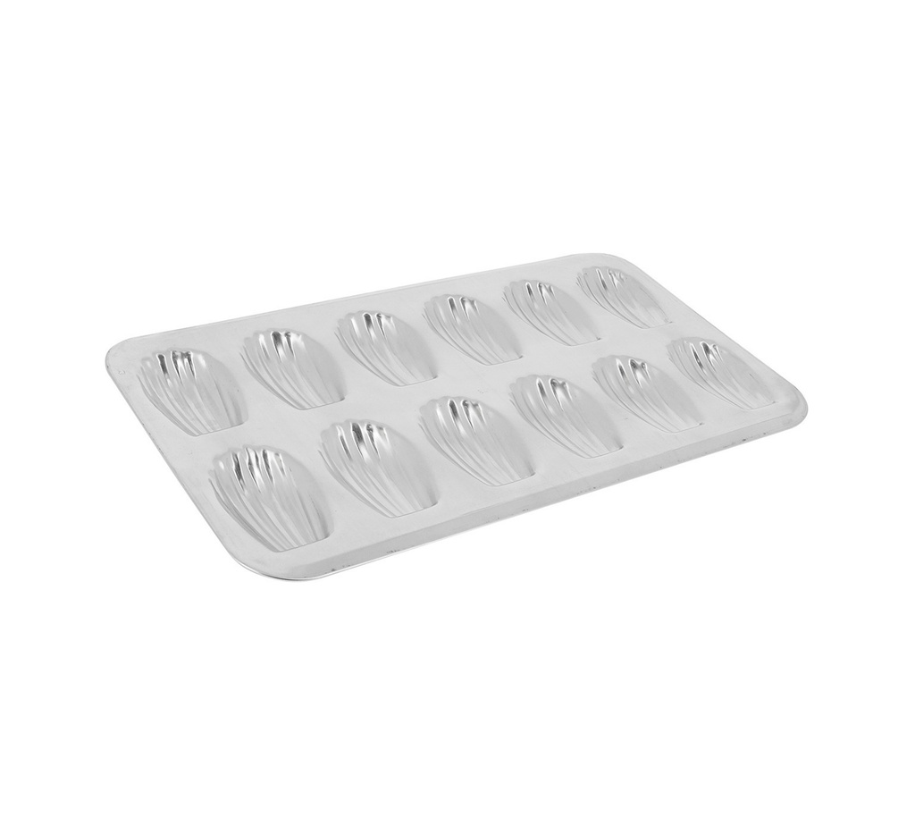 Mallard Ferrière Tinplate madeleine baking sheet — Length: 395 mm; Width: 200 mm — 09965