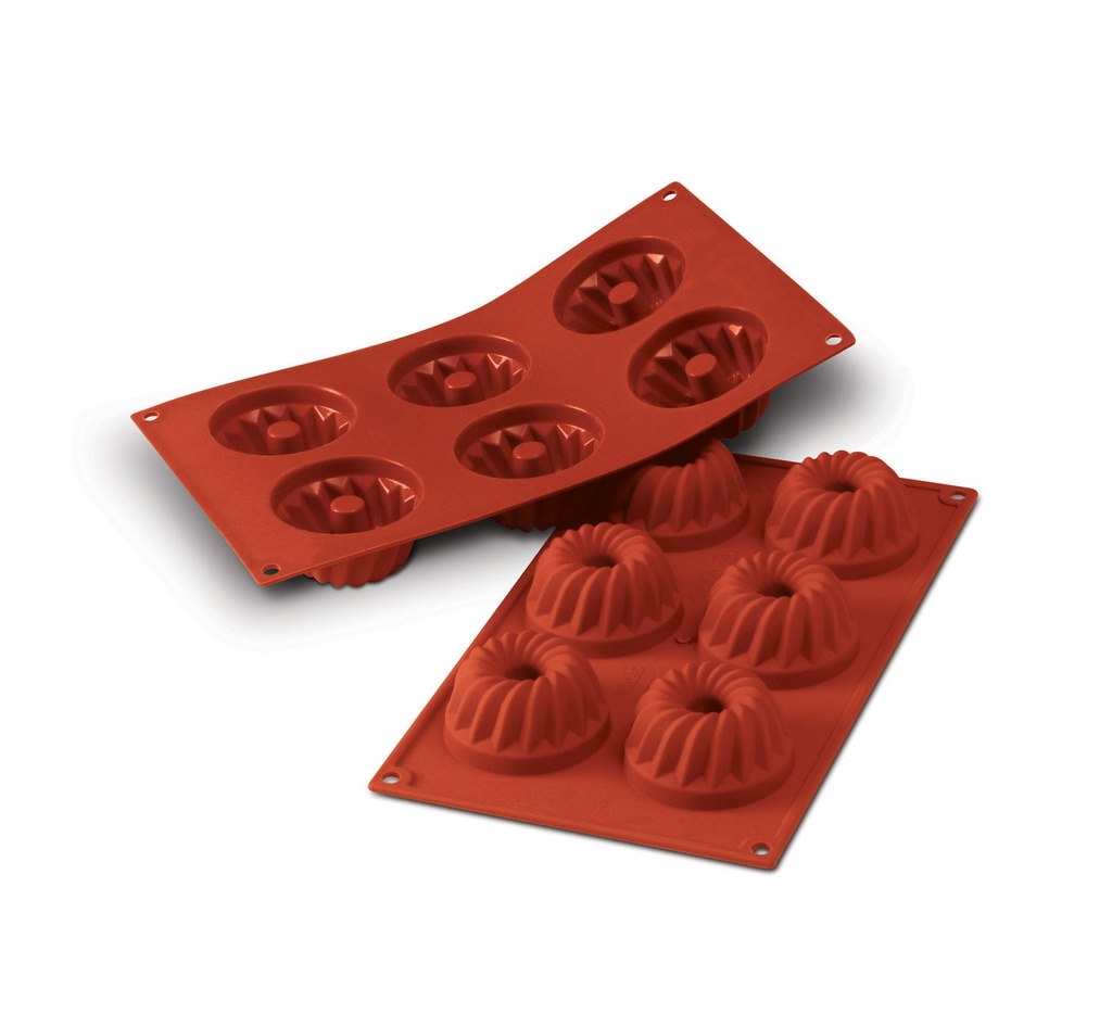 Mallard Ferrière Silicone Kugelhopf moulding sheet — Length: 300 mm; Width: 175 mm — 11029