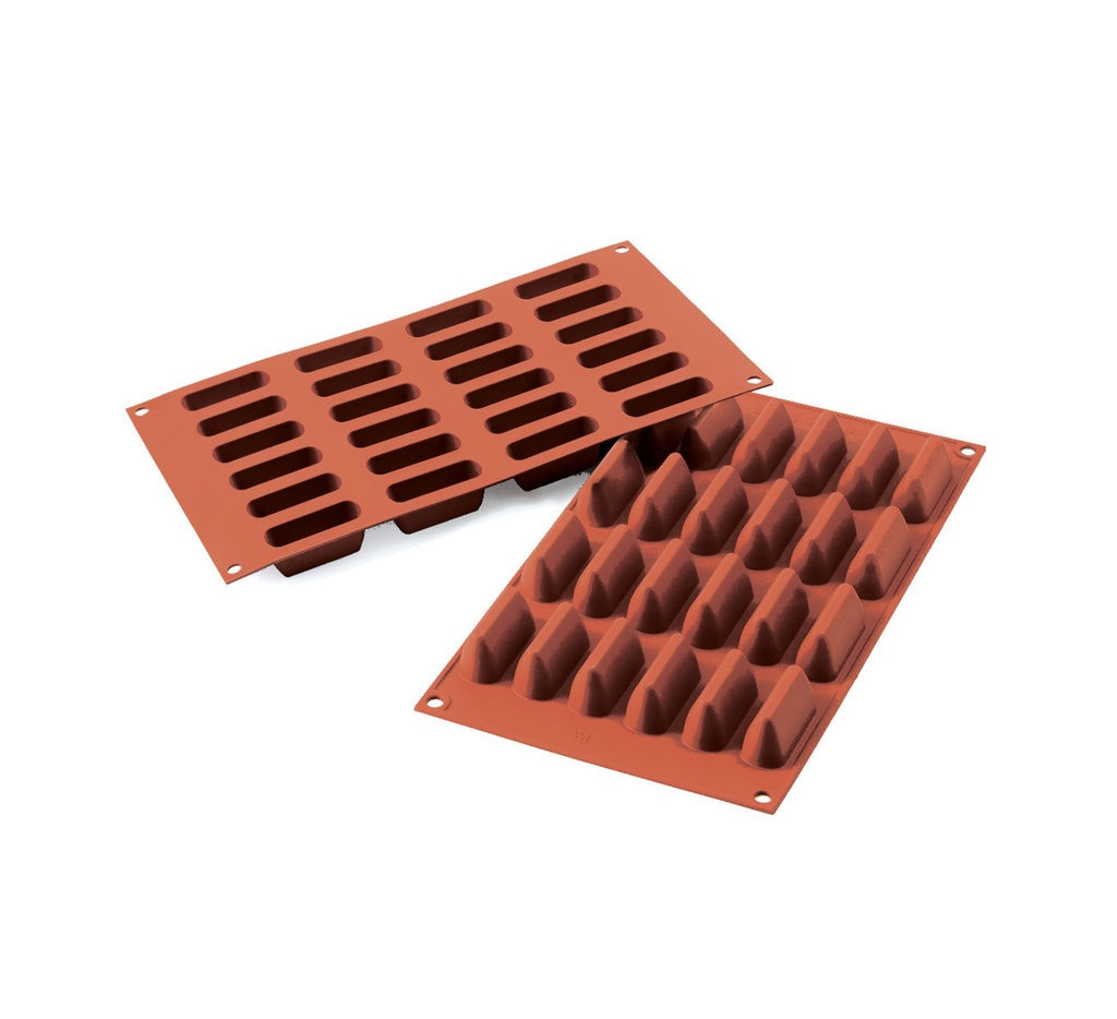 Mallard Ferrière Silicone mini ingot moulding sheet — Length: 300 mm; Width: 175 mm — 11074