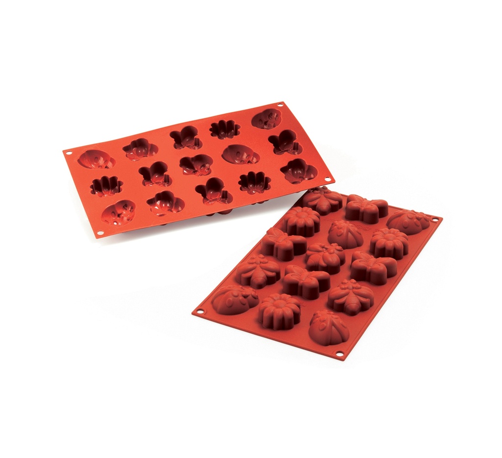 Mallard Ferrière Silicone small nature subject moulding sheet — Length: 300 mm; Width: 175 mm — 11076