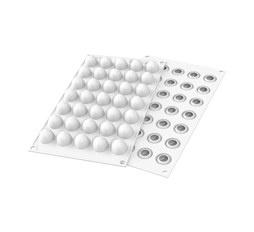 Mallard Ferrière Silicone micro truffle moulding sheet — Length: 300 mm; Width: 175 mm — 11156