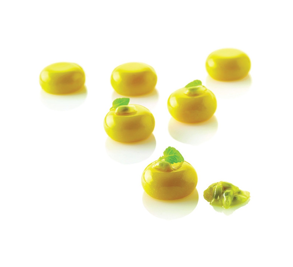 Mallard Ferrière Silicone micro domed round moulding sheet — Length: 300 mm; Width: 175 mm — 11165