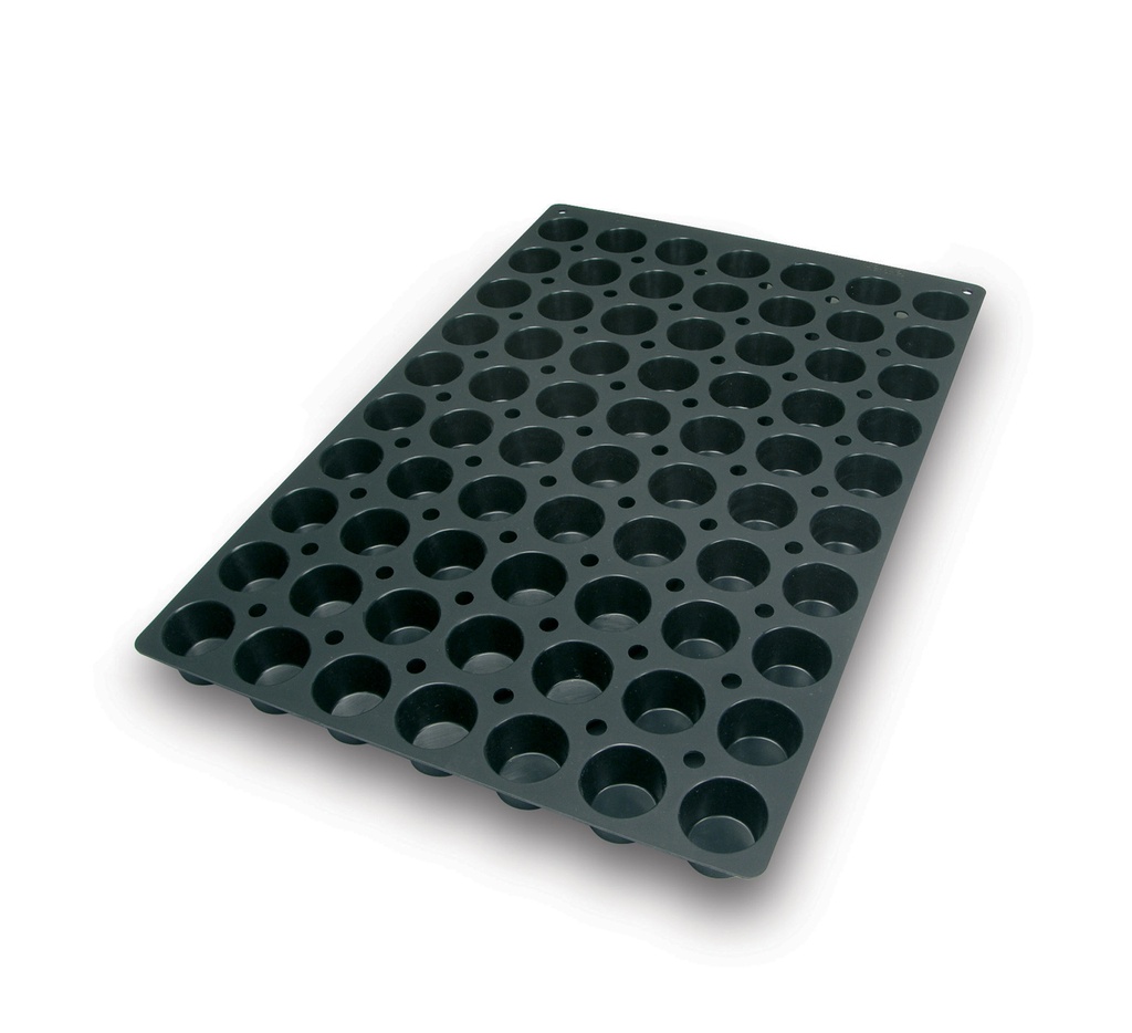Mallard Ferrière Professional silicone mini muffin moulding sheet — Length: 600 mm; Width: 400 mm — 11255