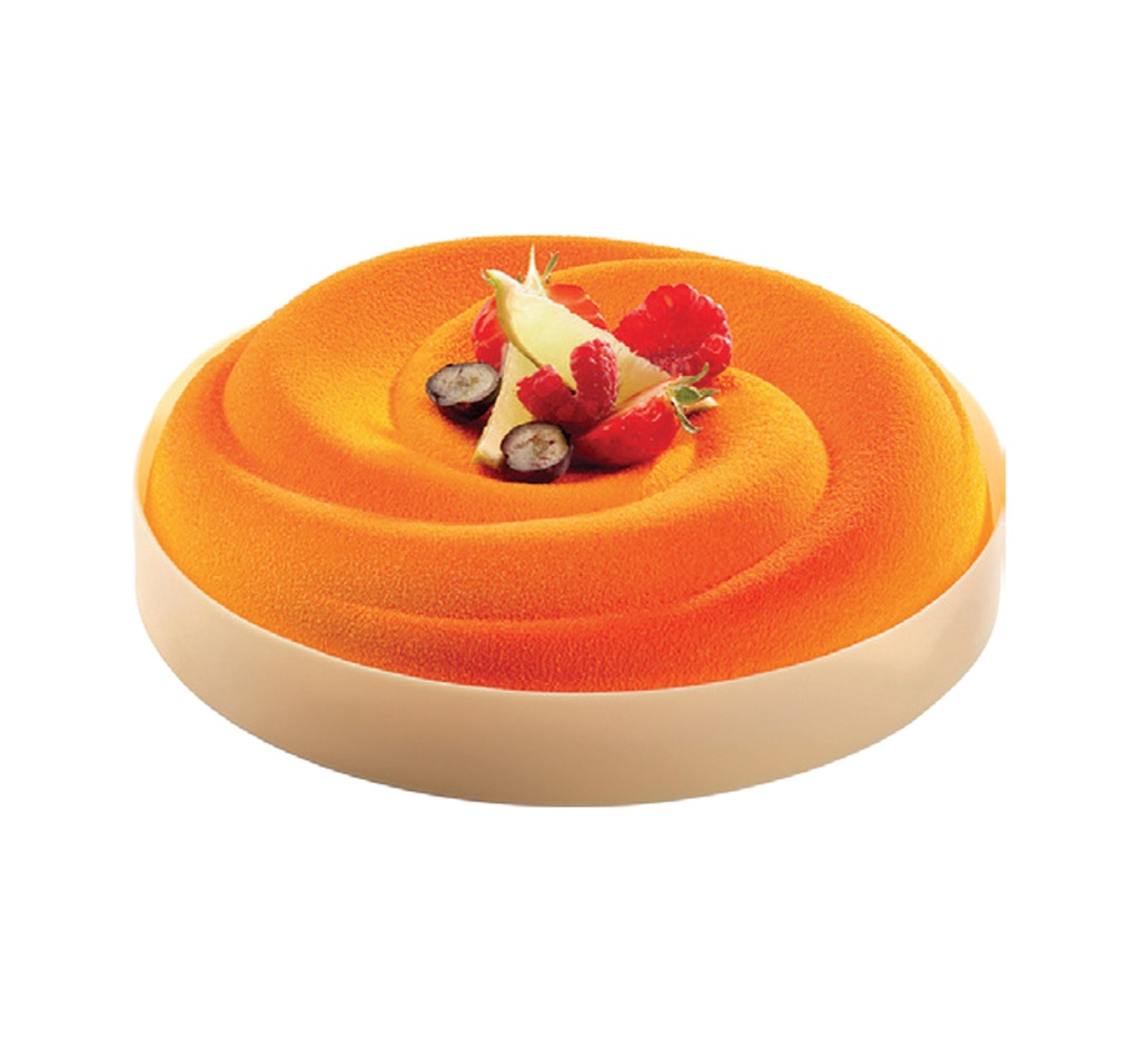 Mallard Ferrière – Pavoni Italia Pavocake silicone spiral mould — Height: 45 mm; Diameter: 180 mm — 11435