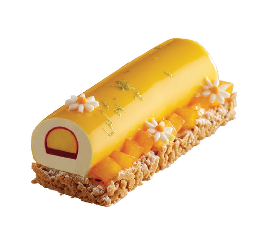 Mallard Ferrière – Pavoni Italia Pavoflex silicone small Yule log moulding sheet — Length: 600 mm; Width: 400 mm — 11393
