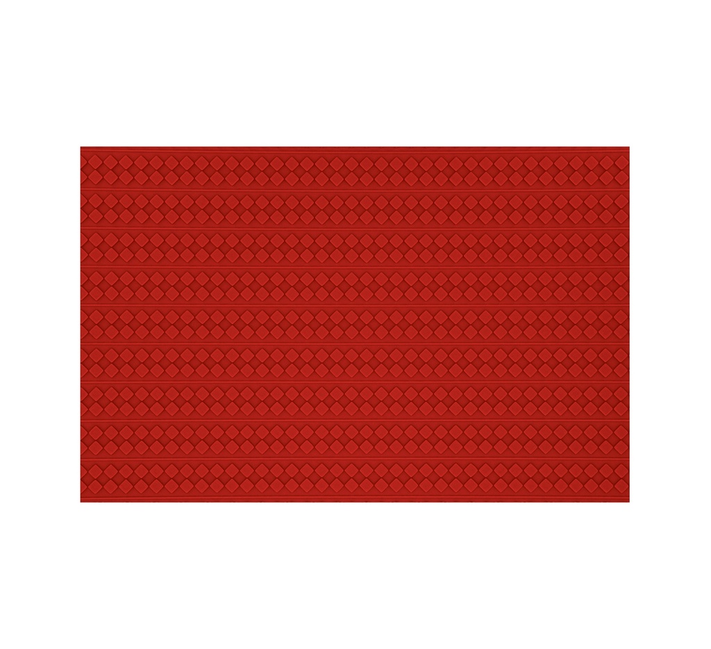 Mallard Ferrière Silicone checkerboard relief mat — Length: 560 mm; Width: 390 mm — 11414