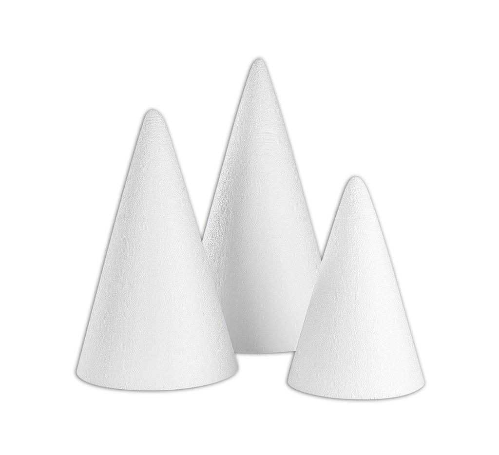 Mallard Ferrière Polystyrene display cone — Height: 400 mm; Diameter: 200 mm — 12007