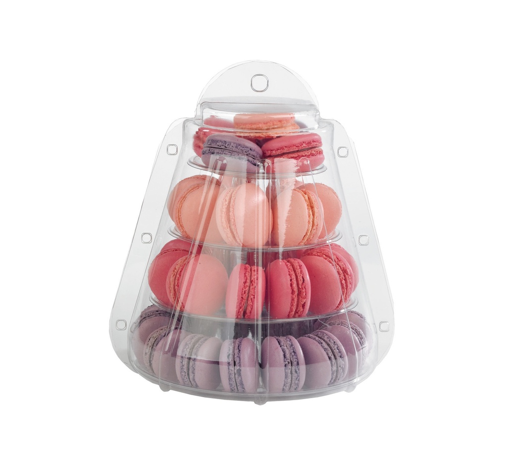 Mallard Ferrière PVC mini macaron pyramids, pack of six complete kits — 12065