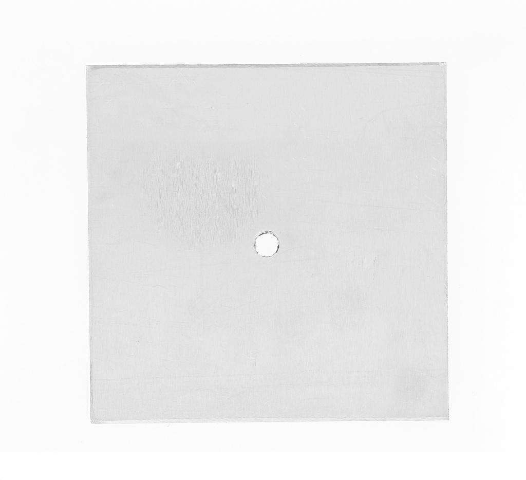 Mallard Ferrière Aluminium reinforcement for Plastalu display — Length: 80 mm; Width: 80 mm — 12408