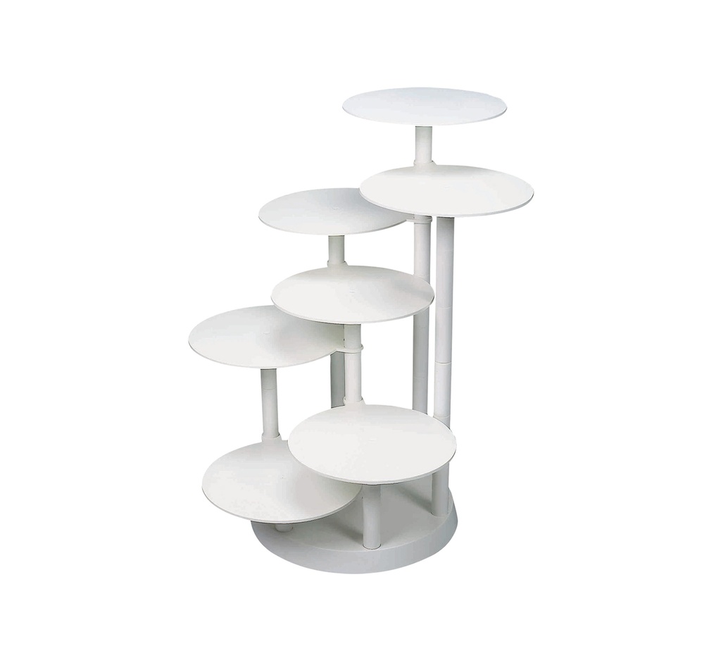 Mallard Ferrière Plastic cake display, 7 levels — Assembled display height: 750 mm — 12426