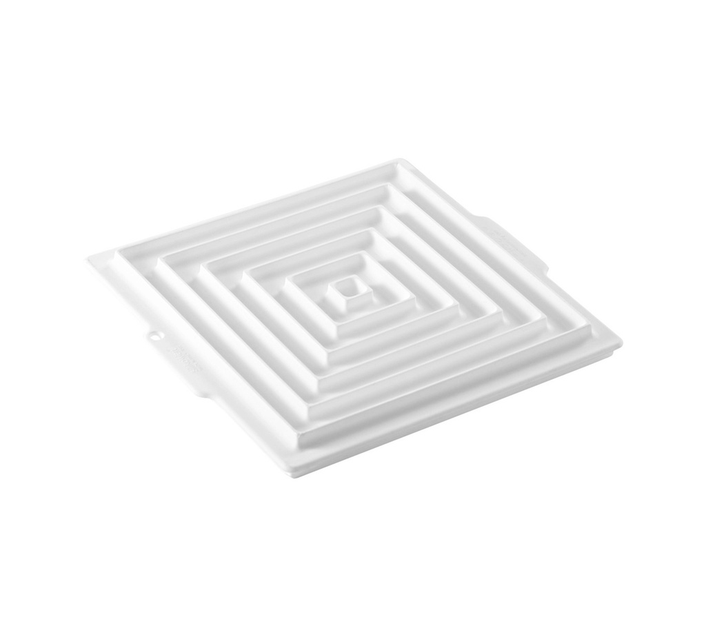 Mallard Ferrière Double-sided square silicone insert and decoration mould — Height: 20 mm — 12792