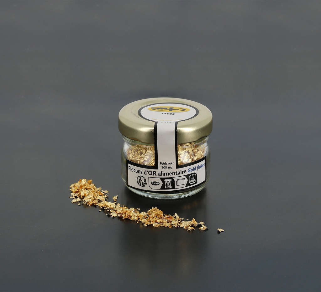 Mallard Ferrière Gold flakes, 200 mg — 13605