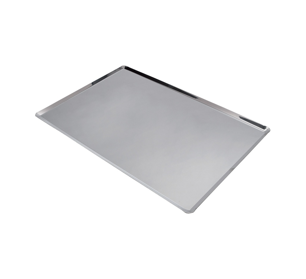 Mallard Ferrière Stainless steel display sheet with four pinched edges — Length: 600 mm; Width: 400 mm; Thickness: 1 mm — 11645