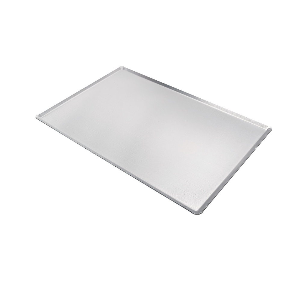 Mallard Ferrière Aluminium display and baking sheet with four pinched edges — Length: 530 mm; Width: 325 mm; Thickness: 1.5 mm — 11674