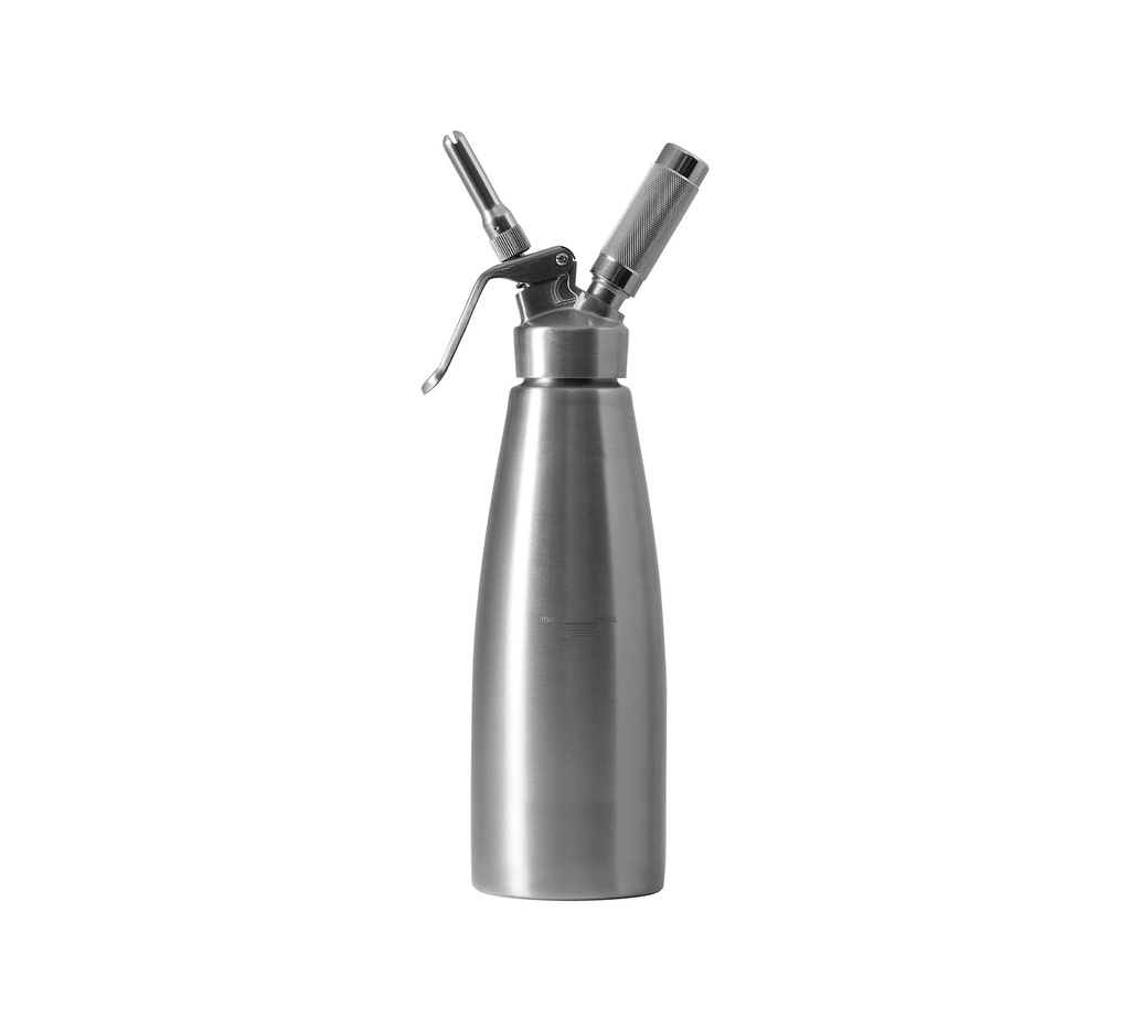 Mallard Ferrière Professional stainless-steel cream siphon, 1000 ml — 14600