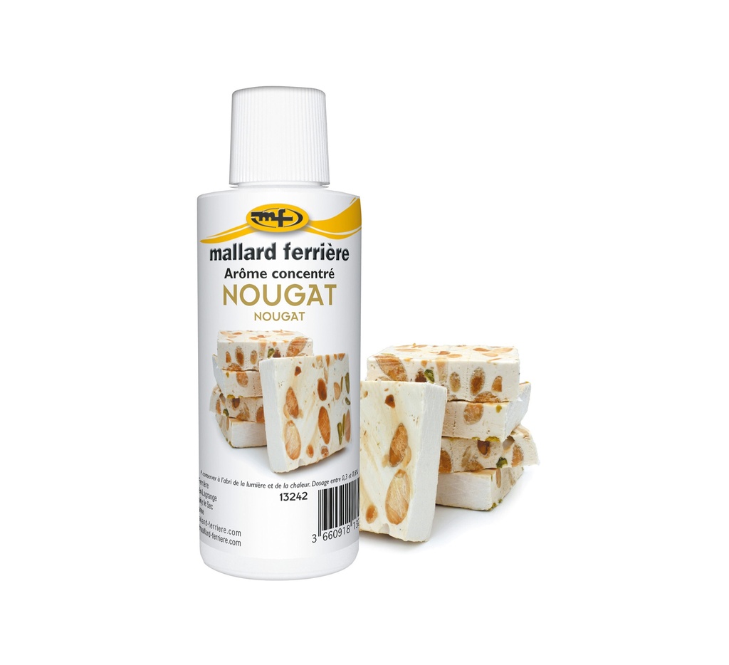 Mallard Ferrière Nougat concentrated liquid food flavouring — 125 ml bottle — 13242