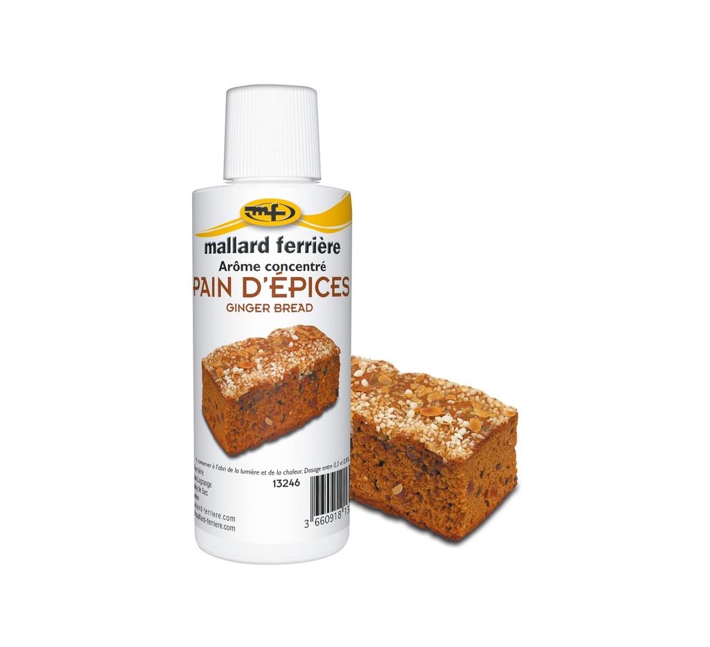 Mallard Ferrière Gingerbread concentrated liquid food flavouring — 125 ml bottle — 13246