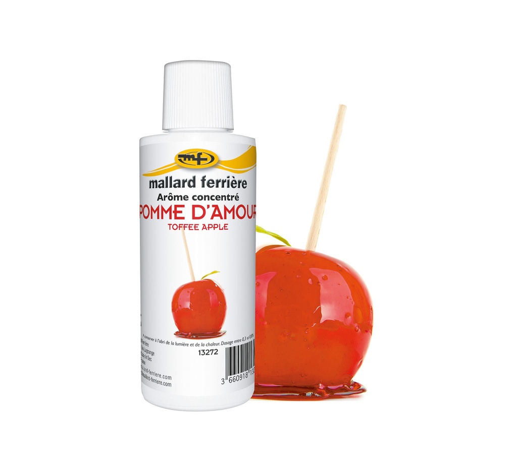 Mallard Ferrière Candy apple concentrated liquid food flavouring — 125 ml bottle — 13272