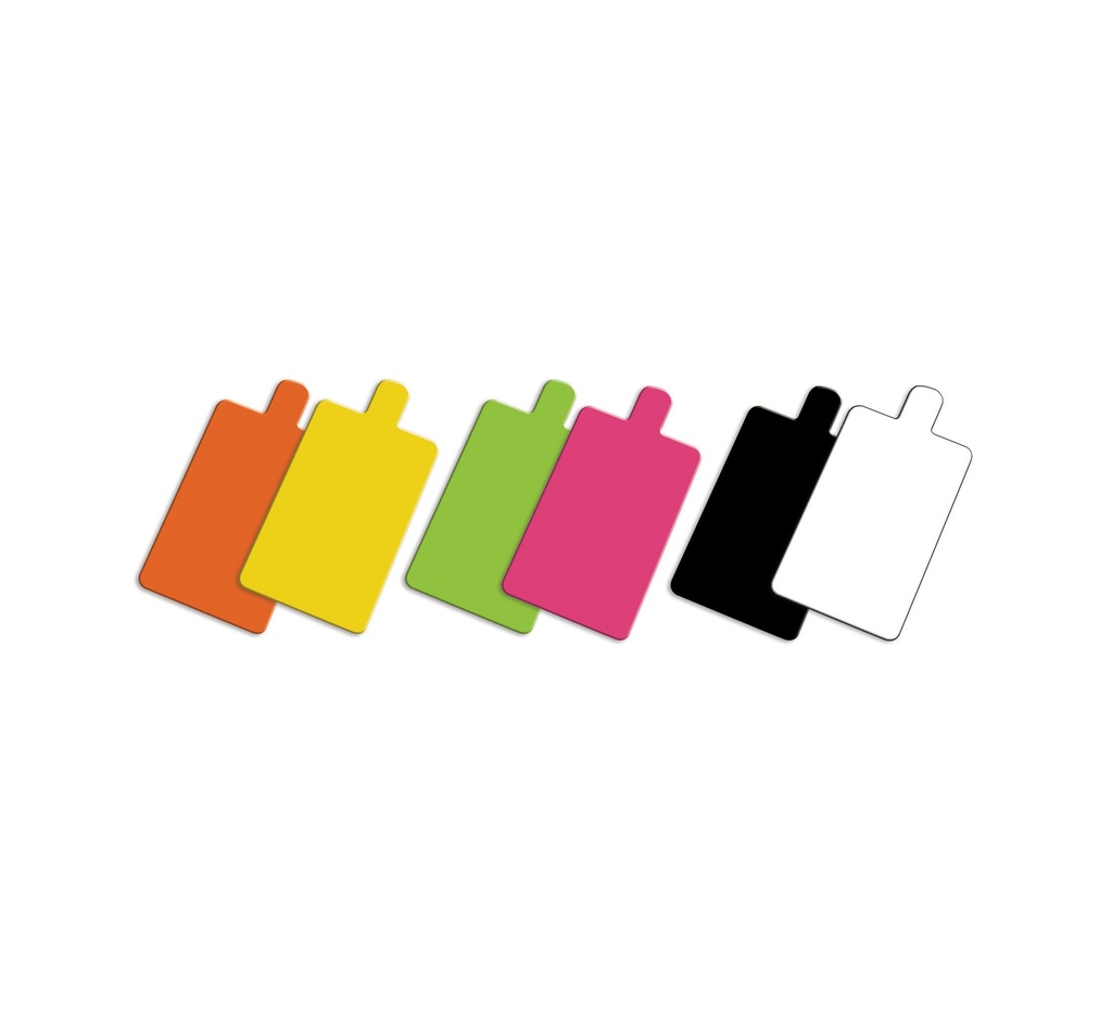 Mallard Ferrière Double-sided rectangular cardboard tabs, pack of 200 — 15585
