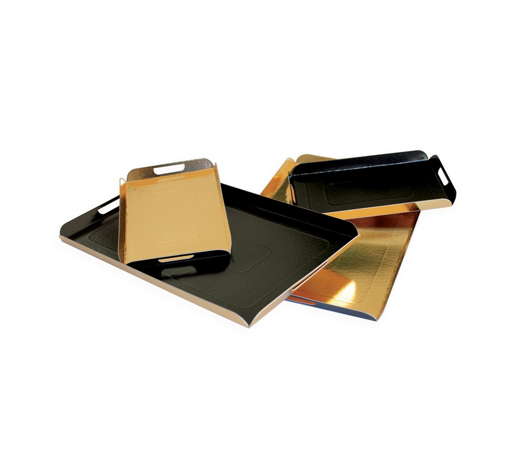 Mallard Ferrière Folded double-sided cardboard catering trays, pack of 25 — 15983