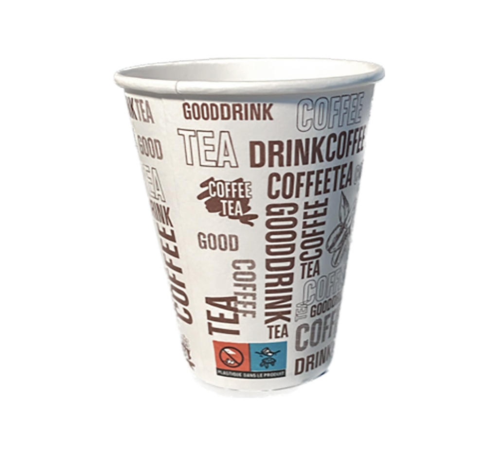 Mallard Ferrière Printed cardboard drink cups, pack of 50 — 17361