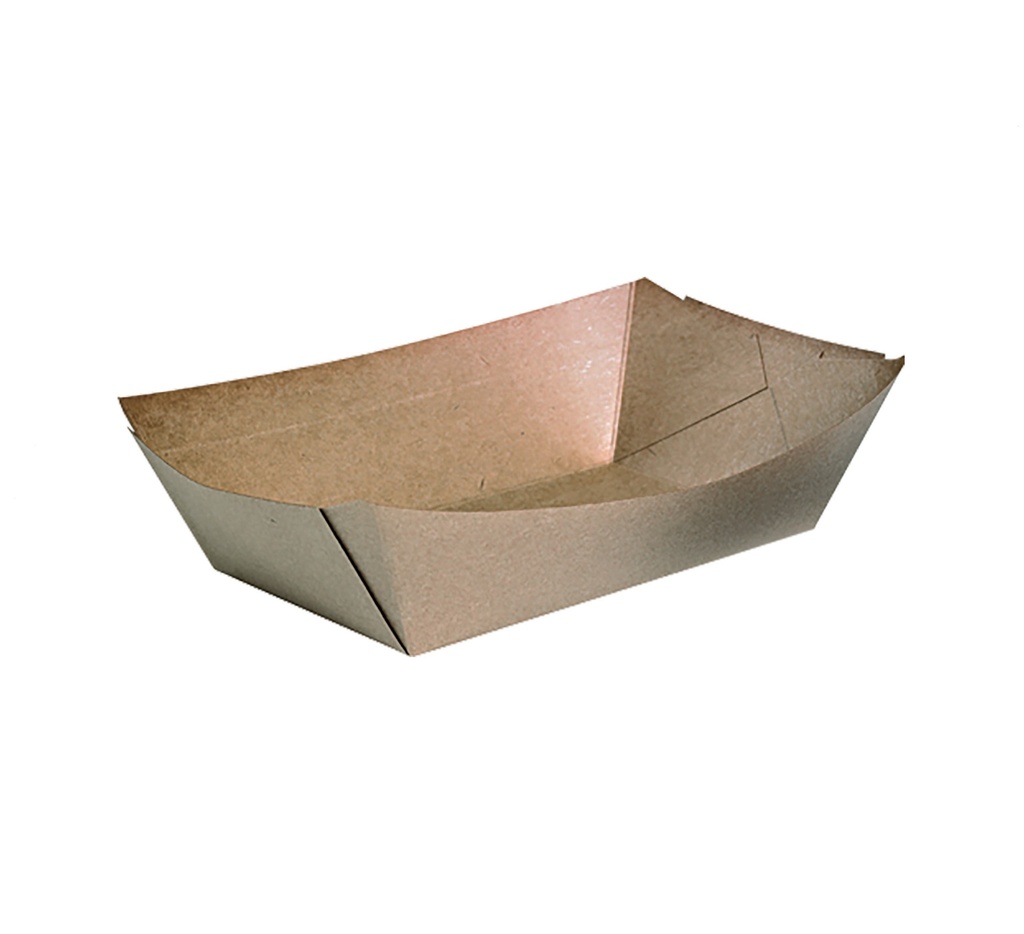 Mallard Ferrière Recycled brown kraft multi-purpose trays, pack of 250 — 17467