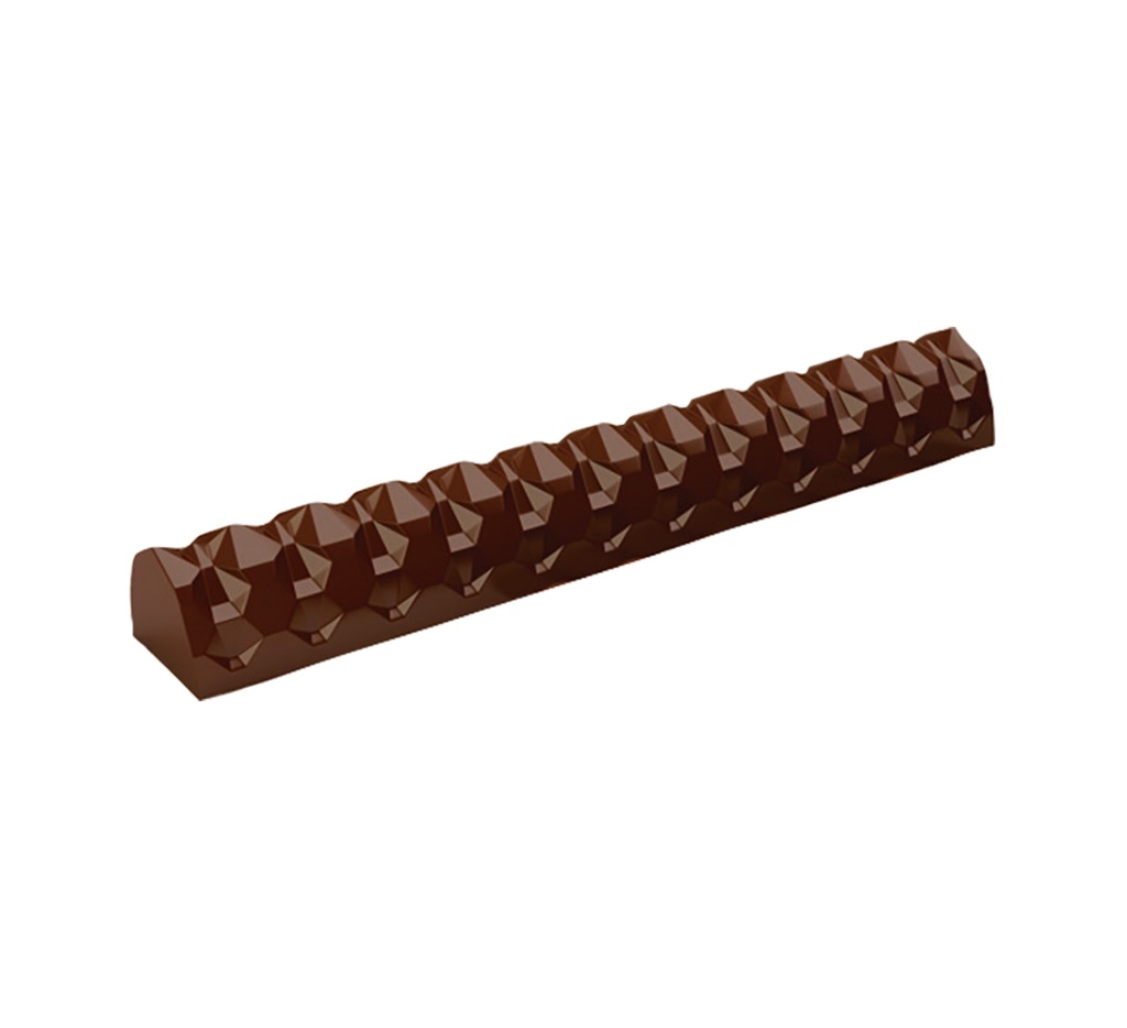 Mallard Ferrière Faceted plastic Yule-log moulds, pack of 12 — 17780